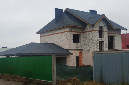 Монтаж гибкой черепицы